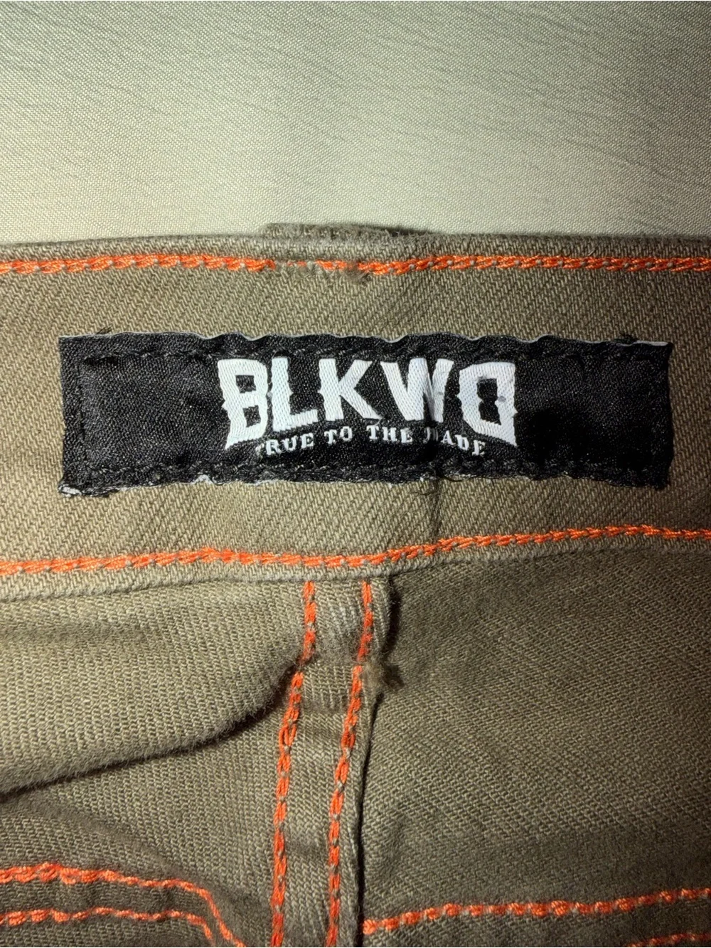 Men's Straight Olive Green Jeans